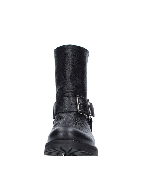 Stivaletti in pelle con accessorio gioiello SOPHIA WEBSTER | 21118NERO